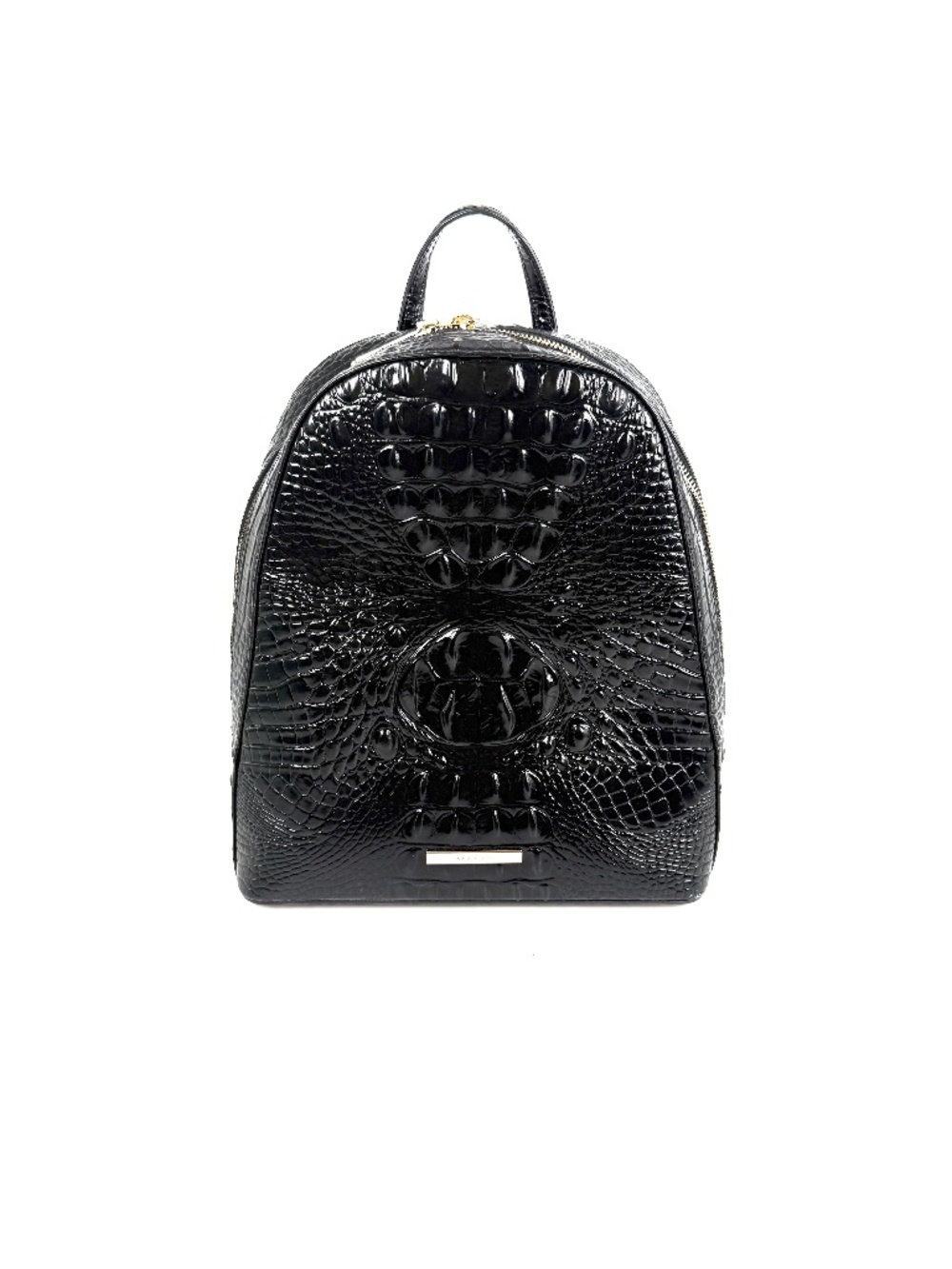 Brahmin Nola Black Melbourne Leather Backpack